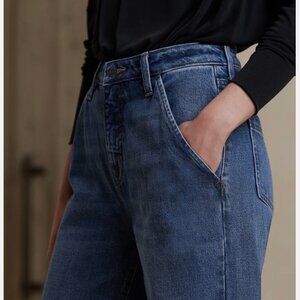 Banana Republic Luxe High-Rise Wide-Leg Jean